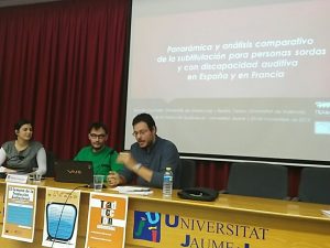 IX Setmana de la Traducció Audiovisual-III Jornada de la TAV de la UV